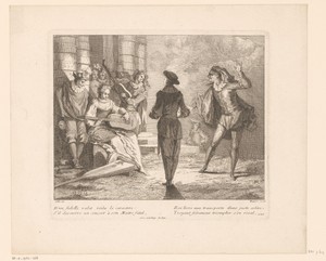 Serenade aan Isabella door Pierrot en Scaramouche
