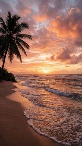 Serene Beach Sunset