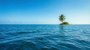 Serene East Blue Horizon