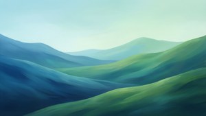 Serene Gradient Hills