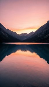 Serene Mountain Lake