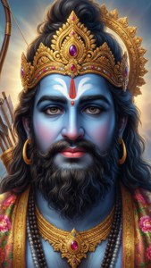 Serene Rama Portrait