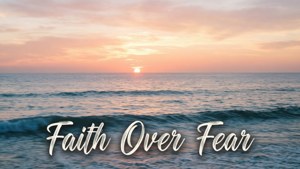 Serene Sunset Faith