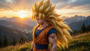Serene Sunset Saiyan