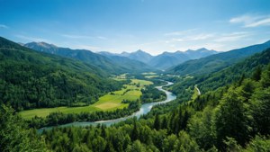 Serene Valley Panorama