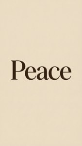Serif Peace Typography