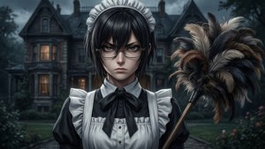 Serious Maid Portrait