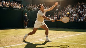 Serve Under Summer Sky