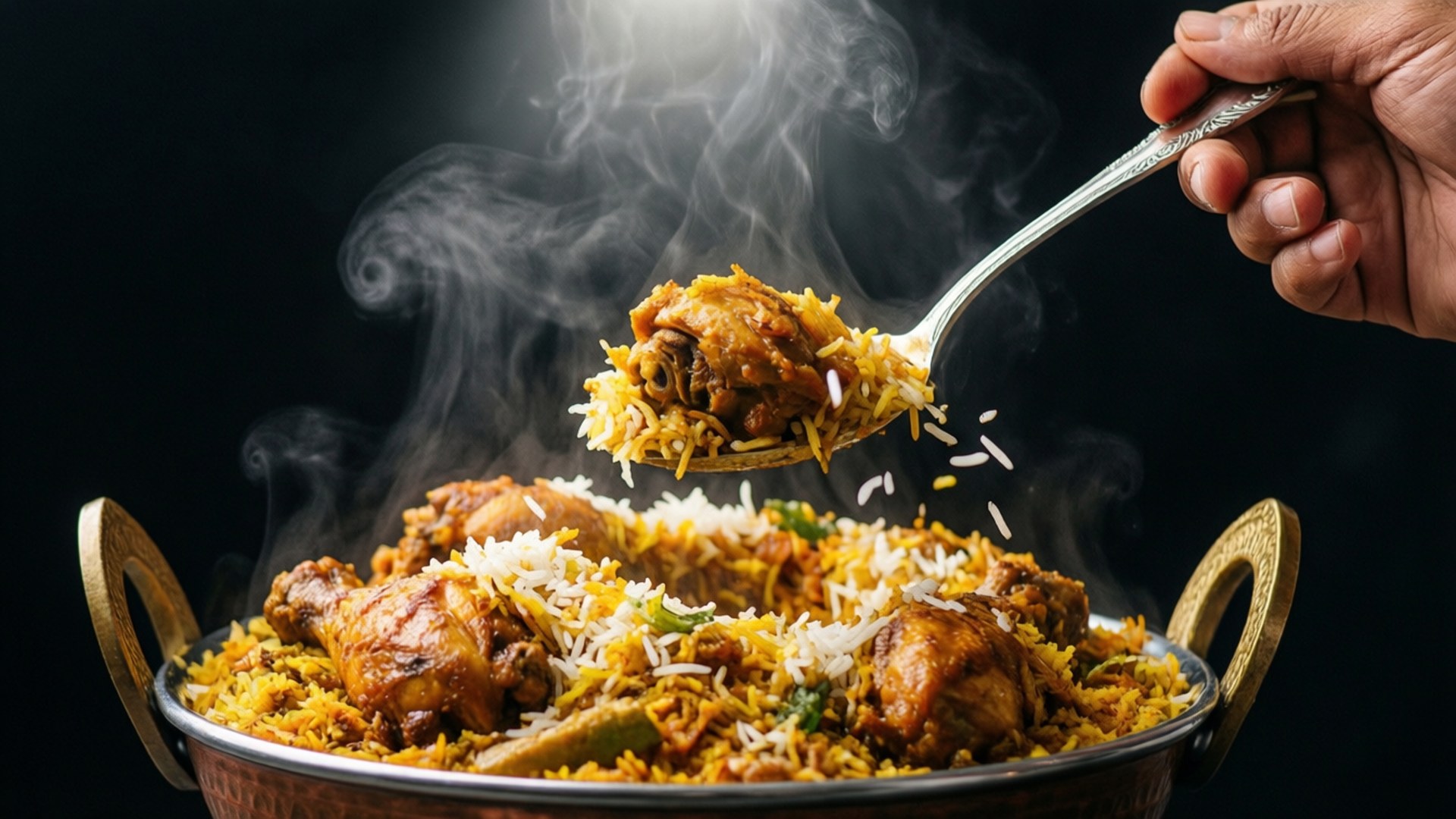 Serving Biryani Drama by Wallpapers.art Studio