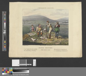 Set of four: Comparative Sporting. 2. Grouse Shooting/The Wrong Sort