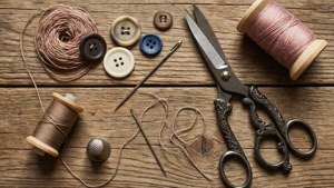 Sewing Flat Lay