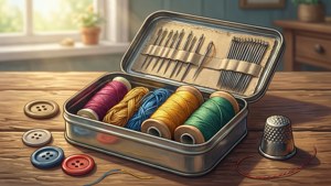Sewing Kit Still Life