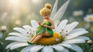 Sewing on a Daisy