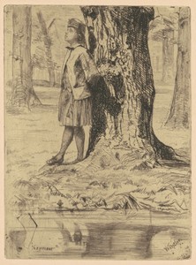 Seymour Standing Under a Tree