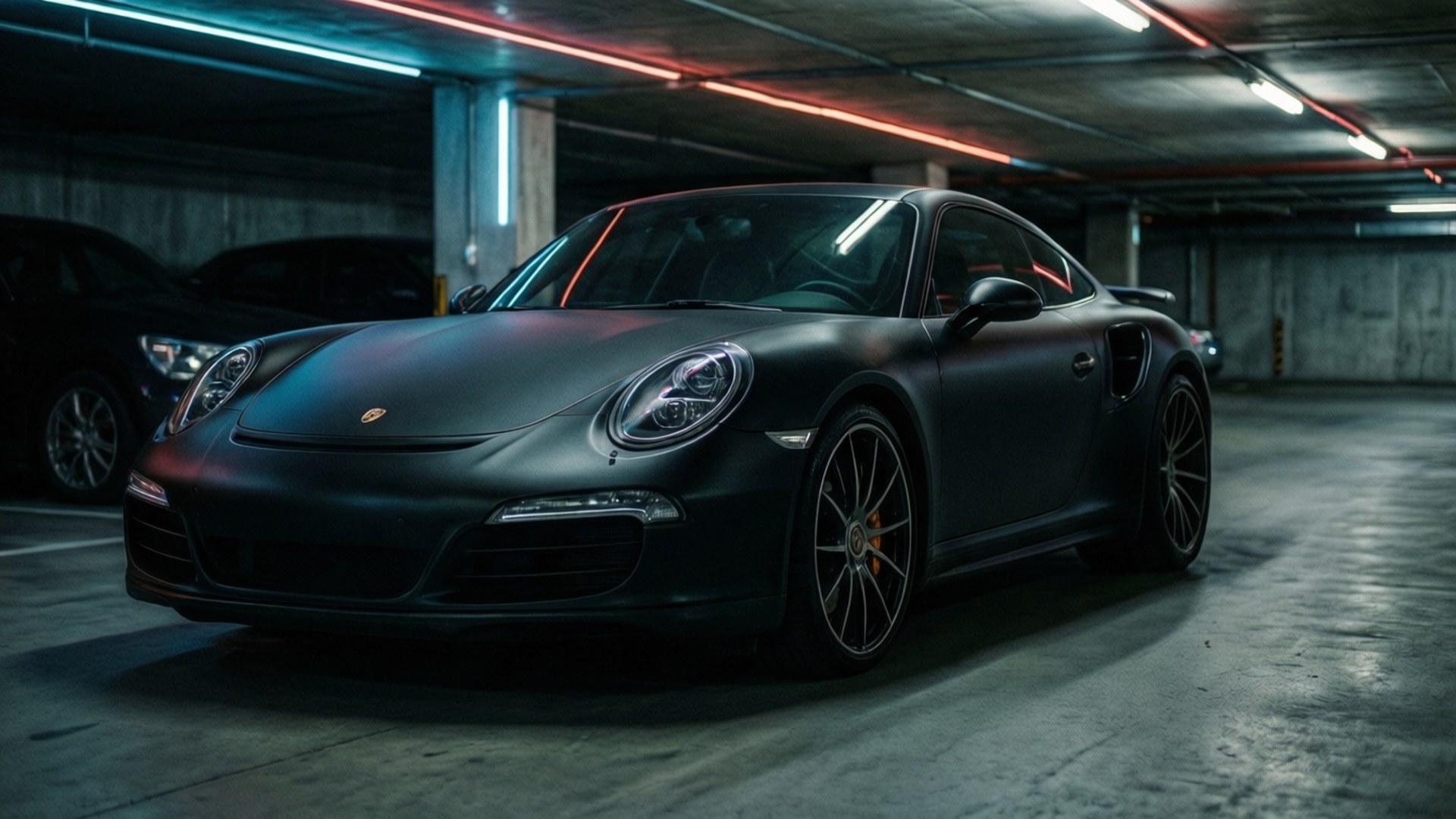 Shadow Porsche by Wallpapers.art Studio