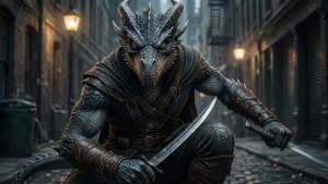 Shadow Rogue Dragonborn