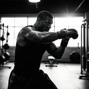 Shadowboxing Silhouette