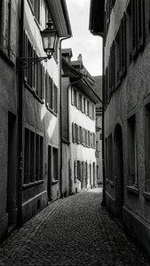 Shadowed Alleyway