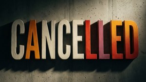 Shadowed Cancelled Typography