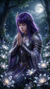 Shadowheart's Moonlit Prayer