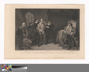 Shakespeare brought before Sir Thomas Lucy for the Deer Shooting, from "The Eclectic"