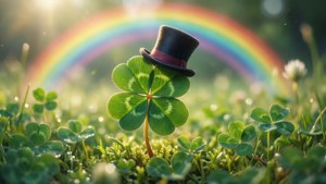 Shamrock in Meadow