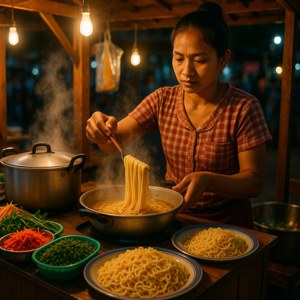 Shan Noodle Vendor