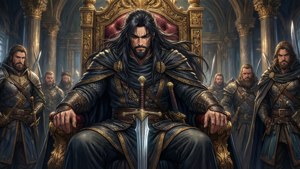 Shanks on Throne