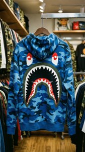 Shark Hoodie Back View