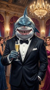 Shark in a Tux