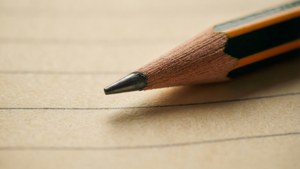 Sharp Pencil on Lined Paper