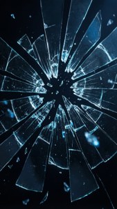 Shattered Blue