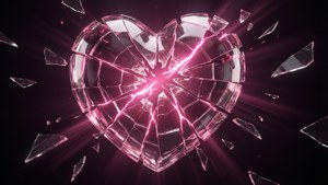 Shattered Glass Heart