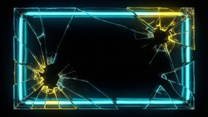 Shattered Neon Glass