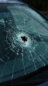 Shattered Windshield