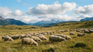 Sheep on the Pampas