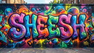 Sheesh Graffiti Art