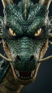 Shenron Face Close-Up