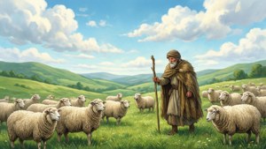 Shepherd and Sheep