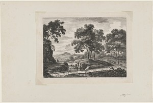 Shepherd by a Waterfall