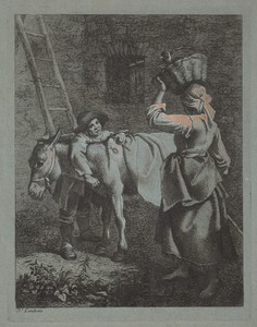 Shepherd Speaking to a Peasant Woman