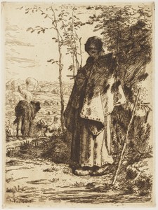Shepherdess Knitting