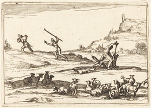 Shepherds Defending their Herds