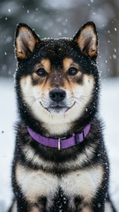 Shiba Inu in Snow