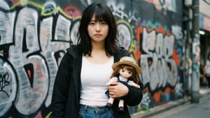 Shibuya Graffiti Girl
