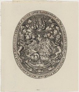 Shields of Frederick V, Elizabeth, and  Prince Frederick Henry