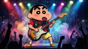 Shin Chan Rock Star
