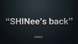 SHINee's Back Typography