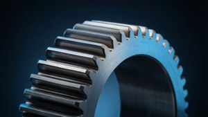 Shiny Gear Close-Up