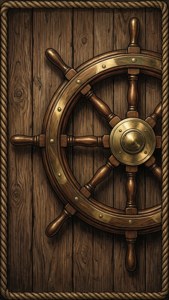 Ship's Wheel Nautical